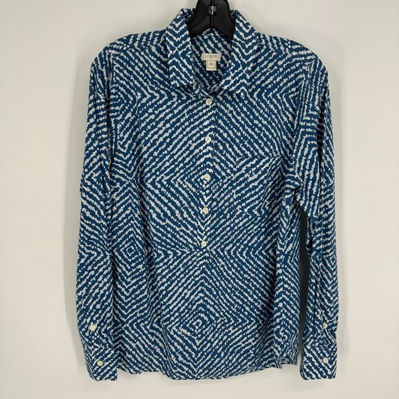 3/$25 J. Crew Button Up Top M - Picture 1 of 7